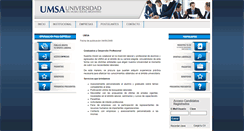 Desktop Screenshot of empleos.umsa.edu.ar