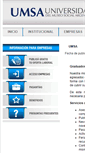 Mobile Screenshot of empleos.umsa.edu.ar