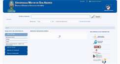 Desktop Screenshot of odontologia.biblio.umsa.bo