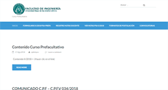 Desktop Screenshot of prefing.umsa.edu.bo